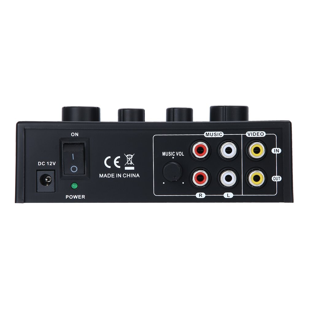 Karaoke Sound Mixer Digitale Geluid Professionele Audio Systeem Draagbare Mini Digital Audio Sound Karaoke Machine Echo Mixer Systeem