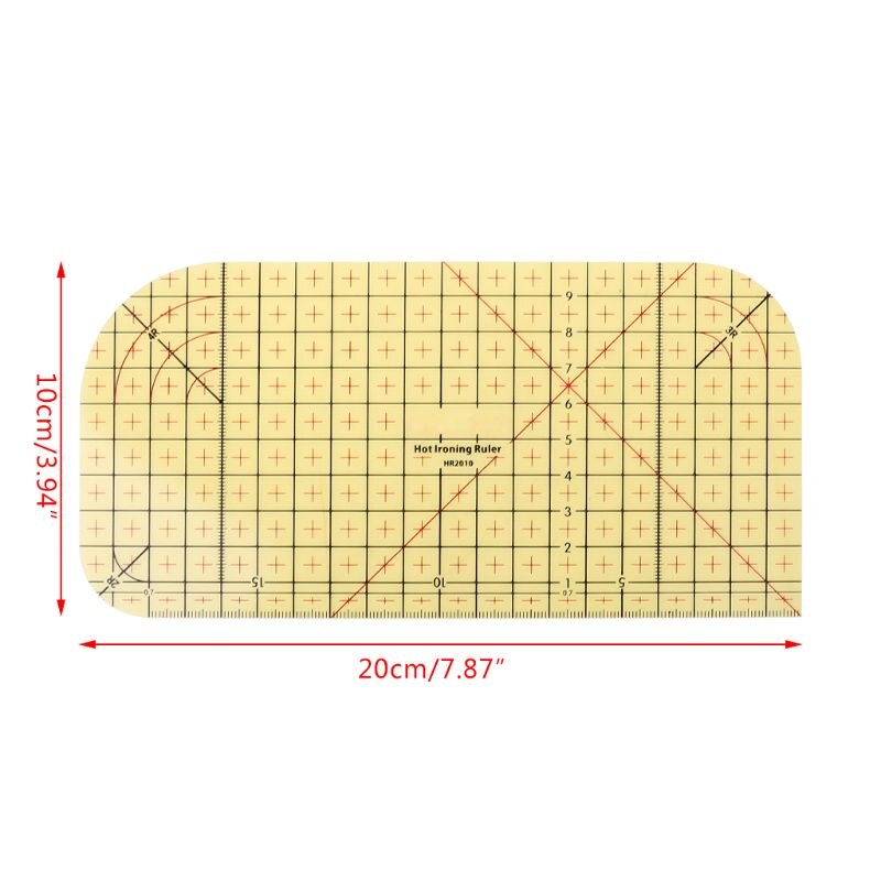 Règle de repassage haute température, bricolage, accessoires de couture outils de couture patchwork 57BB