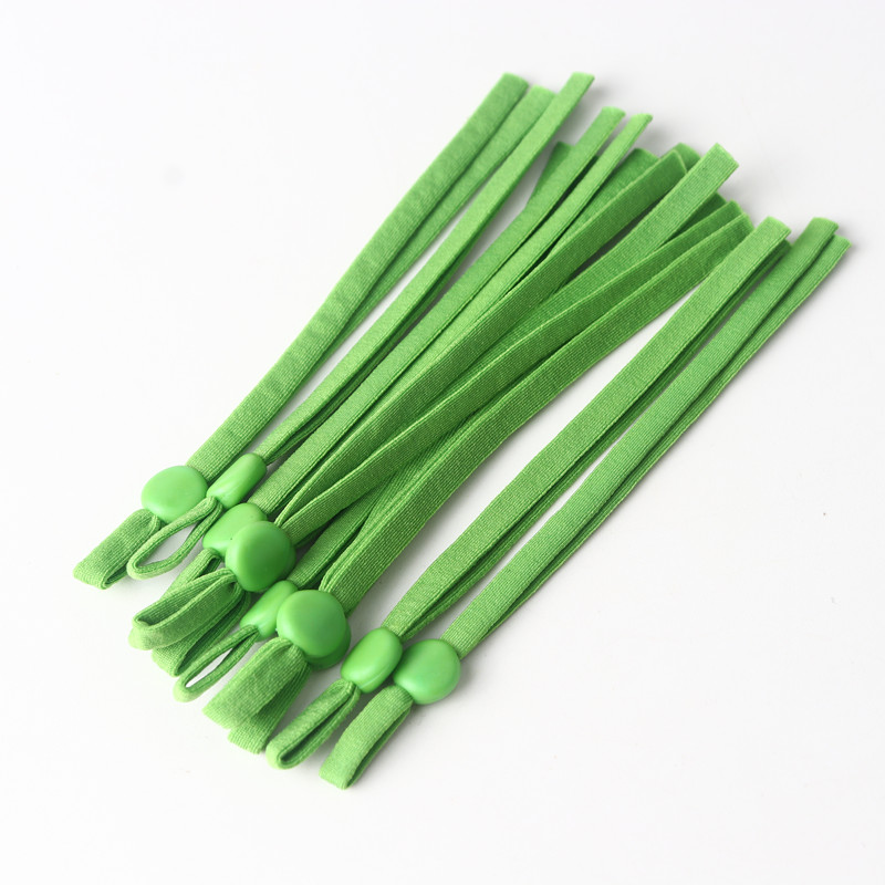 60 stück von Farbe Maske Elastische Band Nylon Elastische Handgemachte Diy Nähen Zubehör Einstellbare Maske Ohr Seil Material 11-12CM: Fruit green  60pcs