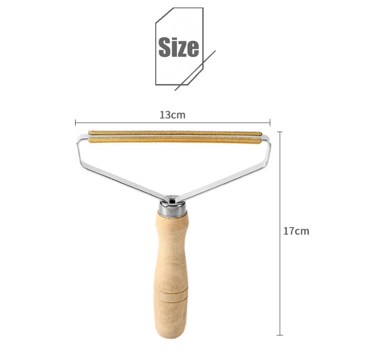 Bærbar fnugfjerner kæledyrshårfjerner børste manuel fnug rulle sofa tøj rengøring fnug børste fuzz stof barbermaskine værktøj