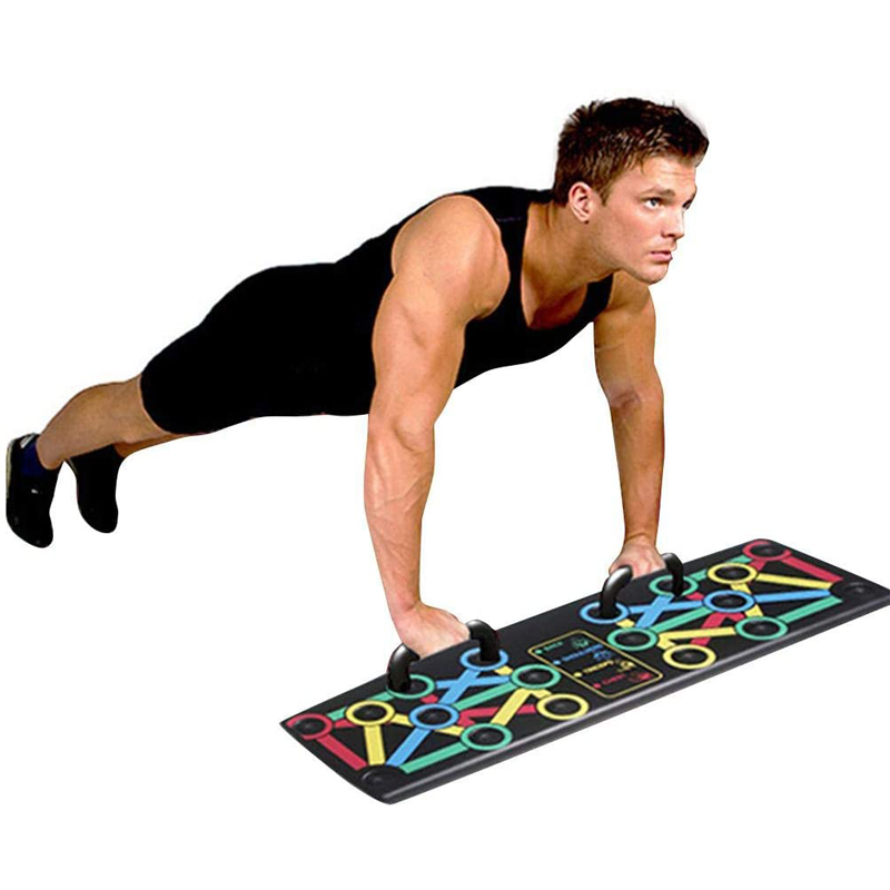 Barras de soporte plegables para flexiones, tablero con agarre de mano para entrenamiento central, entrenamiento, gimnasio en casa, Fitness, culturismo