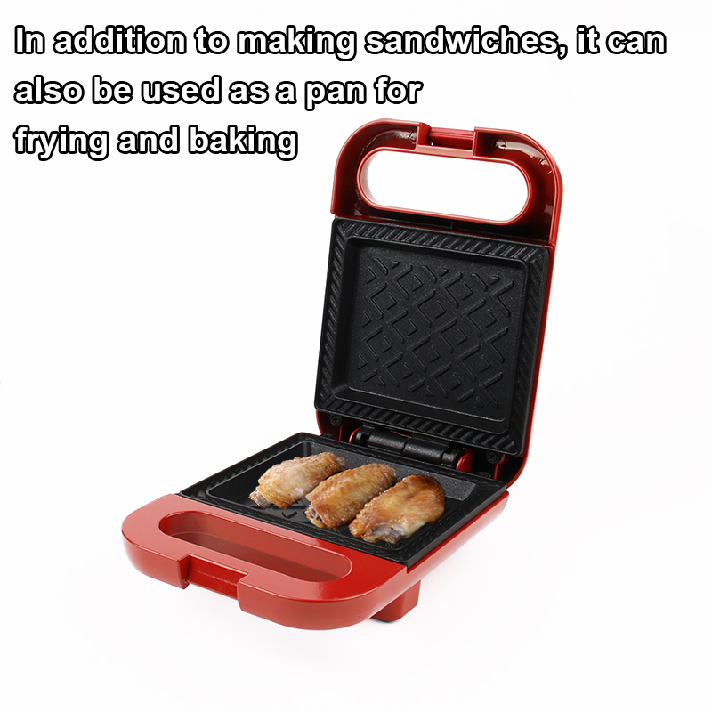 Bread Sandwich Maker Mini Light Food Muffin Breakfast Machine Eggs Omelette Baking Pan Pressure Toaster Grill Panini Oven Heater