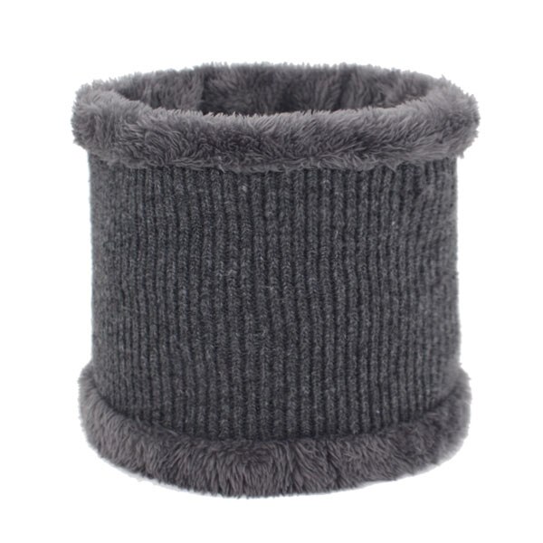AETRUE Winter Hat Skullies Beanies Hats Winter Beanies For Men Women Wool Scarf Caps Balaclava Mask Gorras Bonnet Knitted Hat: gray scarf