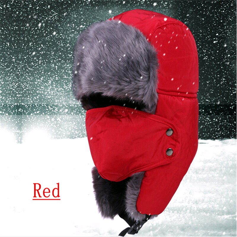 Varm fortykning bomull pels øreklaff vinter bomber hattemaker menn kvinner holder varmen snø caps russiske bomber hattemaker  cy0017