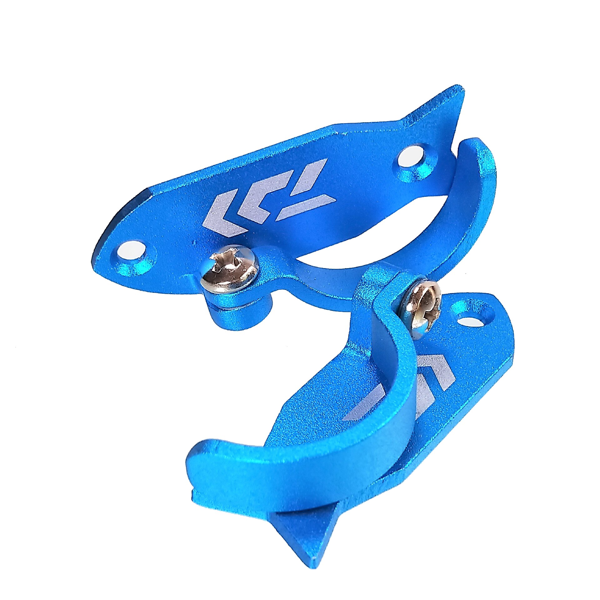 Boîte de pêche Portable, outil de suspension latérale, support pliable en alliage d&#39;aluminium, support de canne à pêche, accessoires: Blue S