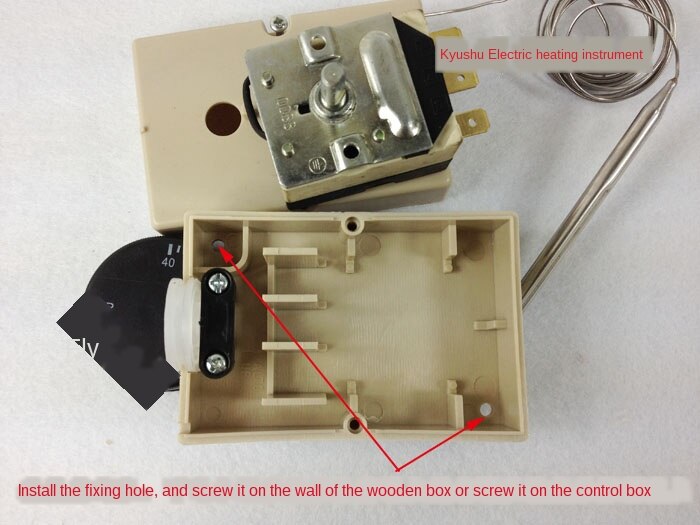 With Box Knob Thermostat 0-40 0-50 0-60 30-110-Degree Thermal Switch Mechanical Switch