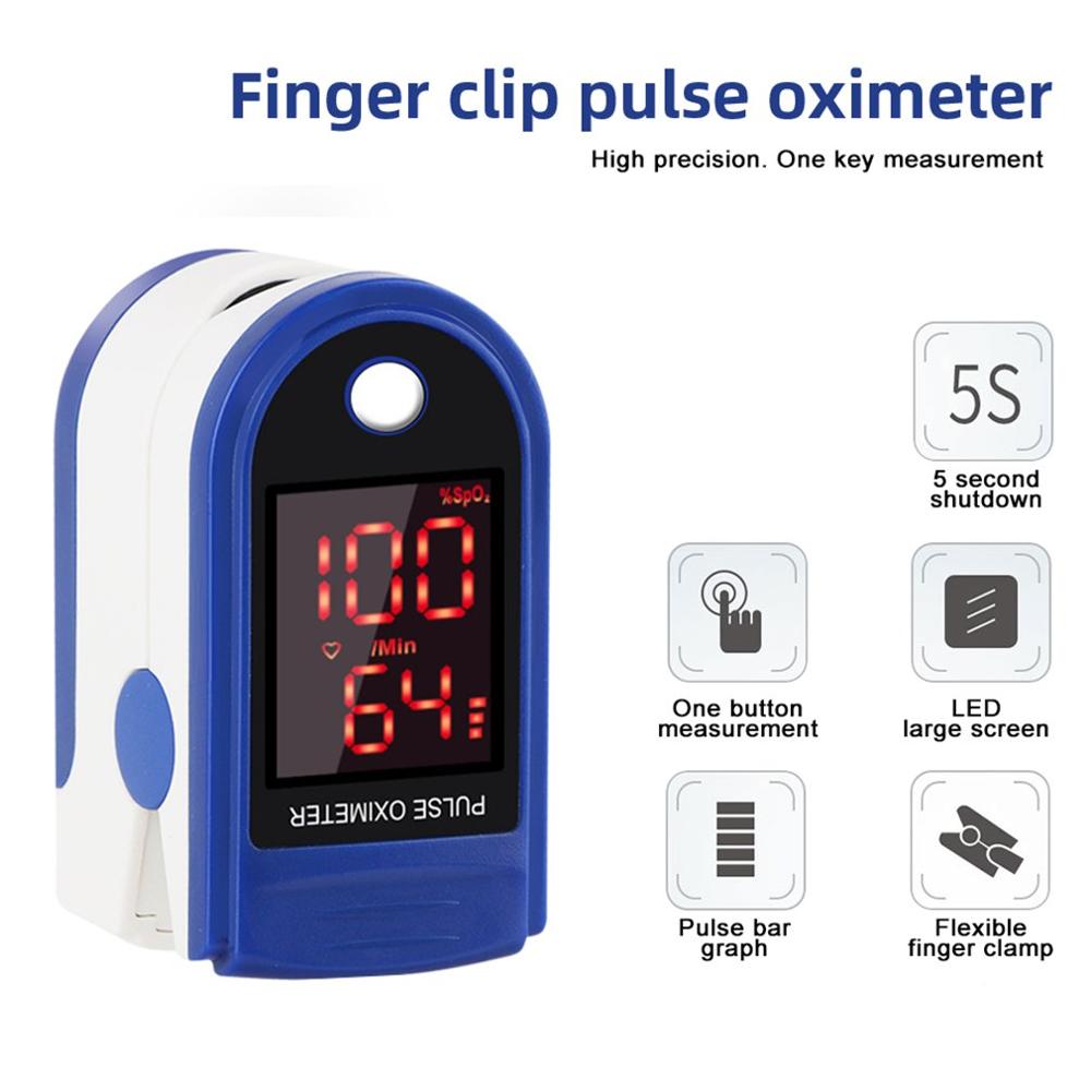 Finger Pulse Vingertop Oled Oximeter SPO2 Pr Pi Rr... – Grandado