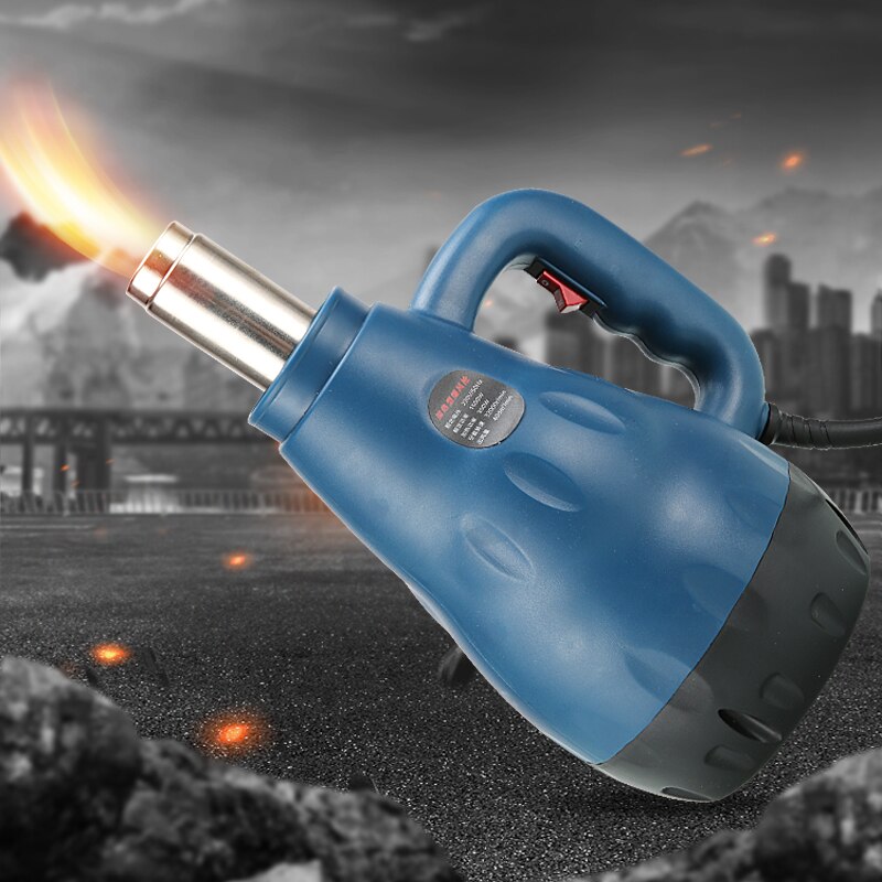 1500W Electric Air Wind Blower Dual Temperature Power Drying Heater Fan Snow Thrower