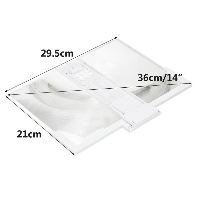 14 Inch 3D High Definition Folding Video Screen Amplifier Phone Magnifier Smart Cellphone Stand Holder Bracket