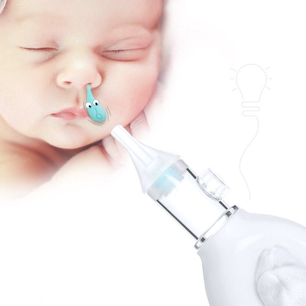 Silicone Baby Neuszuiger Zachte Nozzle Hand Druk Neuszuiger Voorkomen Terugstromen Slijm Schoonmaken Tool Baby Gezondheidszorg