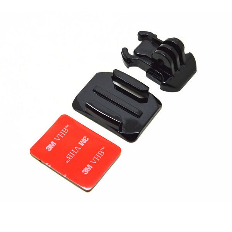 LANBEIK Für GoPro Halterung Helm Gebogene Oberfläche 3M Aufkleber Schnalle Grundlegende gebogen Halterung für Gopro 9 8 7 6 5 SJCAM SJ5000 SJ6 DJI YI