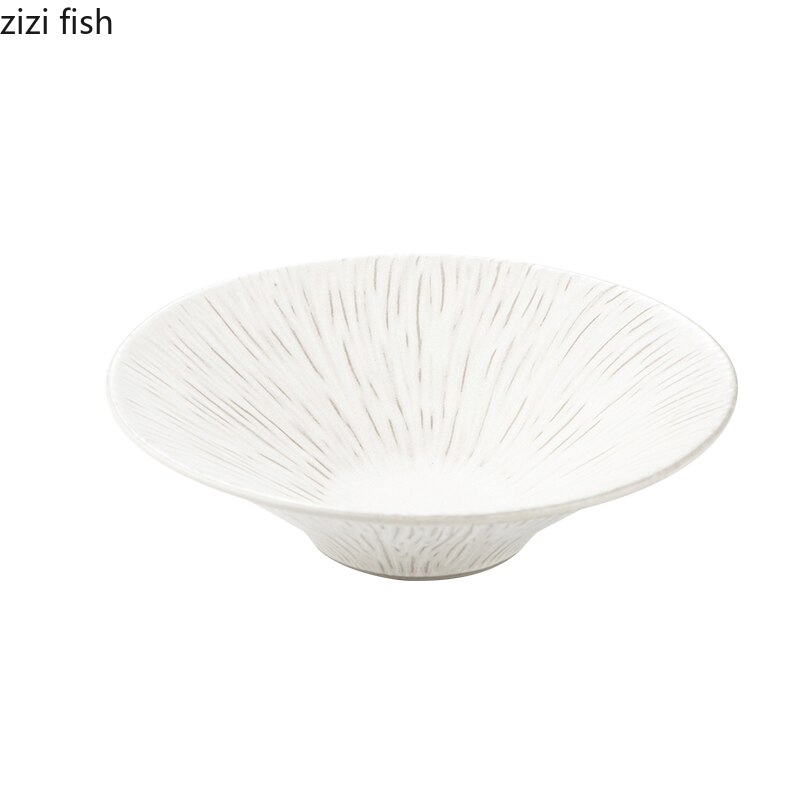 Keramische Fruit Salade Kommen Soep Wastafel Ronde Servies Koken Plaat Groente Bowls Creatieve Hotel Restaurant Snack Desserts Lade