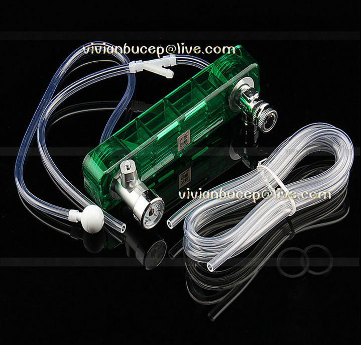 Sistema generador de CO2 para acuario, pecera de accesorio para D-501, Kit de equipo de CO2, difusor para tanque de plantas, verde/azul, DIY,: random color