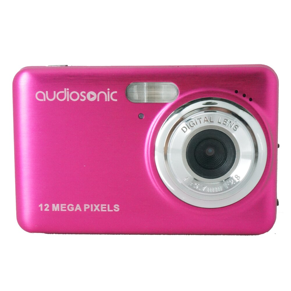 12mp Digital video camera with 2.7'' TFT display and 4x digital zoom: Pink
