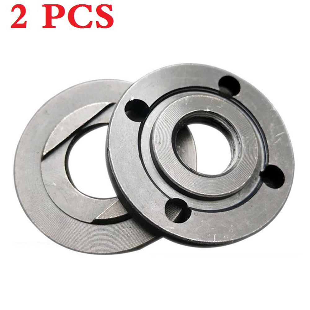 M14 Draad Vervanging Haakse Slijper Inner Outer Flens Moer Set Gereedschap Diameter 40Mm En Duurzaam 2 Pcs