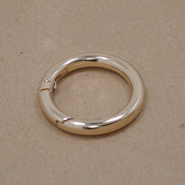 5 teile/los Heraus Größe 25mm 28mm Rose Gold/Gold/Bronze Schlüssel Ketten mit Frühling Schnalle (nie Verblassen) split Ring Schlüssel Ringe Für Tasche: KC Gold / 25mm