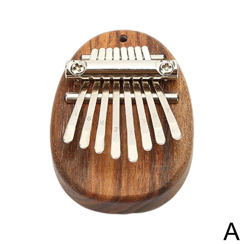 8 Key Mini Kalimba Thumb Piano Wood Exquisite Finger Thumb Piano Marimba Musical Instrument Accessory Year