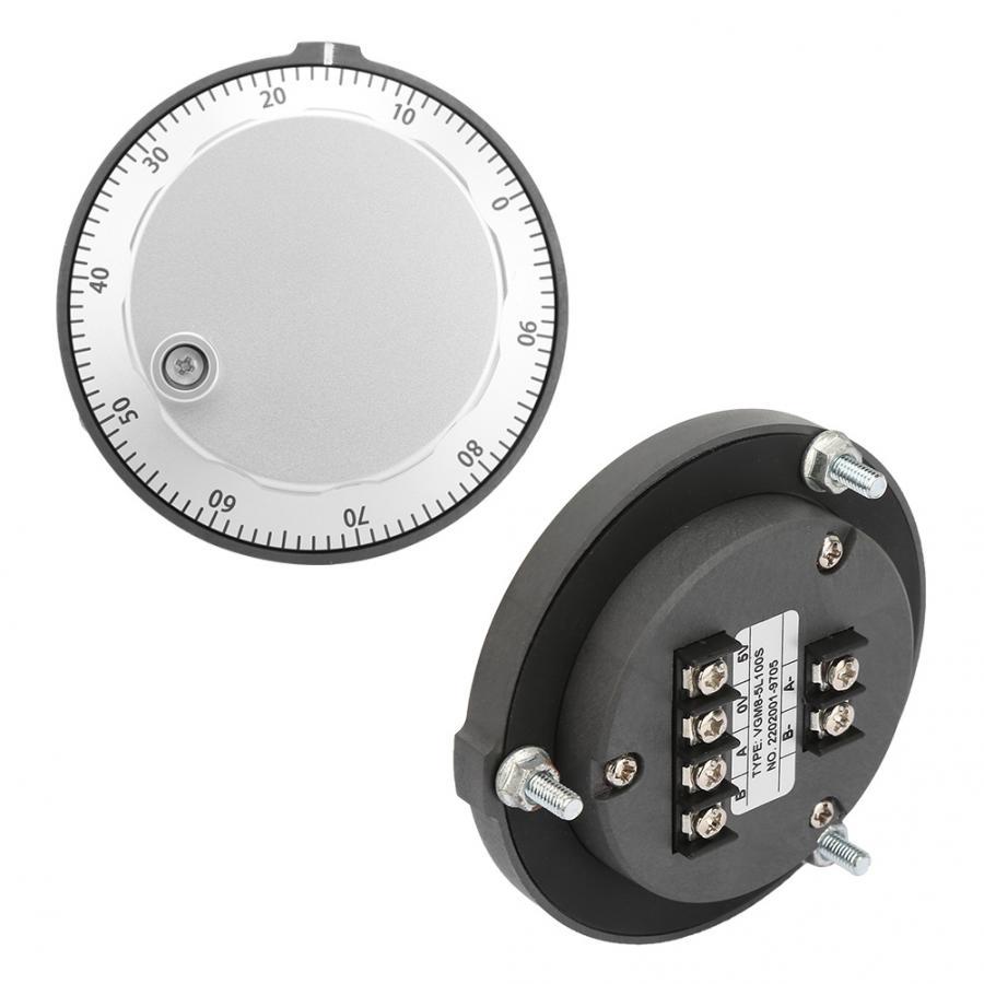 VGM8-5L100S CNC Pulser Handwheel 5V 6Pin Pulse 100PPR Manual Pulse Generator Hand Wheel CNC Machine 80mm Rotary Encoder