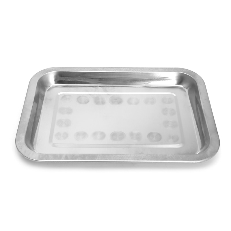 2022 Stainless Steel Rectangular Plate Barbecue Grilled Fish Tray BBQ Food Container