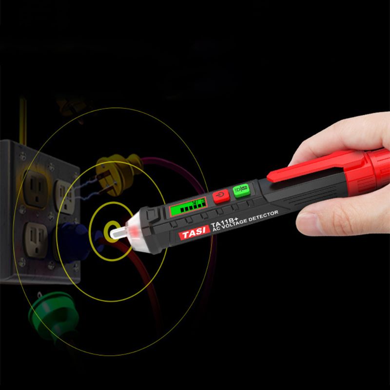 12-1000V Non-Contact Ac Voltage Detector Lcd Digitale Display Test Meter Electeic Pen Met Instelbare Gevoeligheid handige Volt Stic