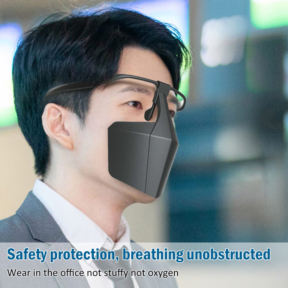 1pc Reusable Face Protection Anti Splash Spray Anti Dust Face Mouth Nose Protection For Outdoors