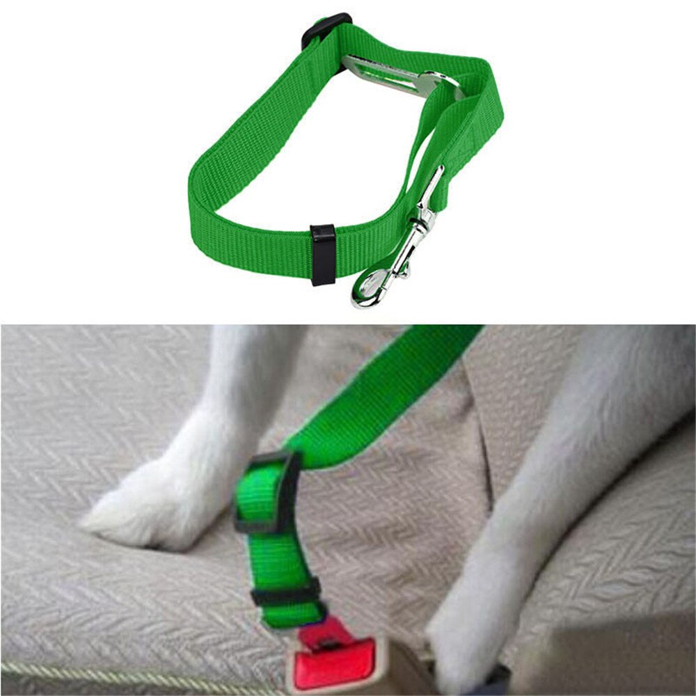 Vehículo para cinturón de seguridad de coche cinturón de seguridad arnés plomo Clip Gato perro seguridad tela de Nylon perro y gato seguro sentarse ajustable @ 01