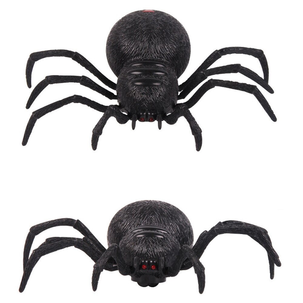 Kauko -ohjain hämähäkki pelottava susi hämähäkki robotti realistinen uutuus kepponen lelut elävä lelu hämähäkki kepponen temppu käytännöllinen vitsi