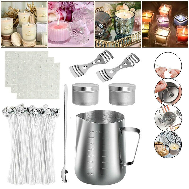 Kaarsenmaakset, doe-het-zelf kaarsen maken, accessoires, cadeauset met