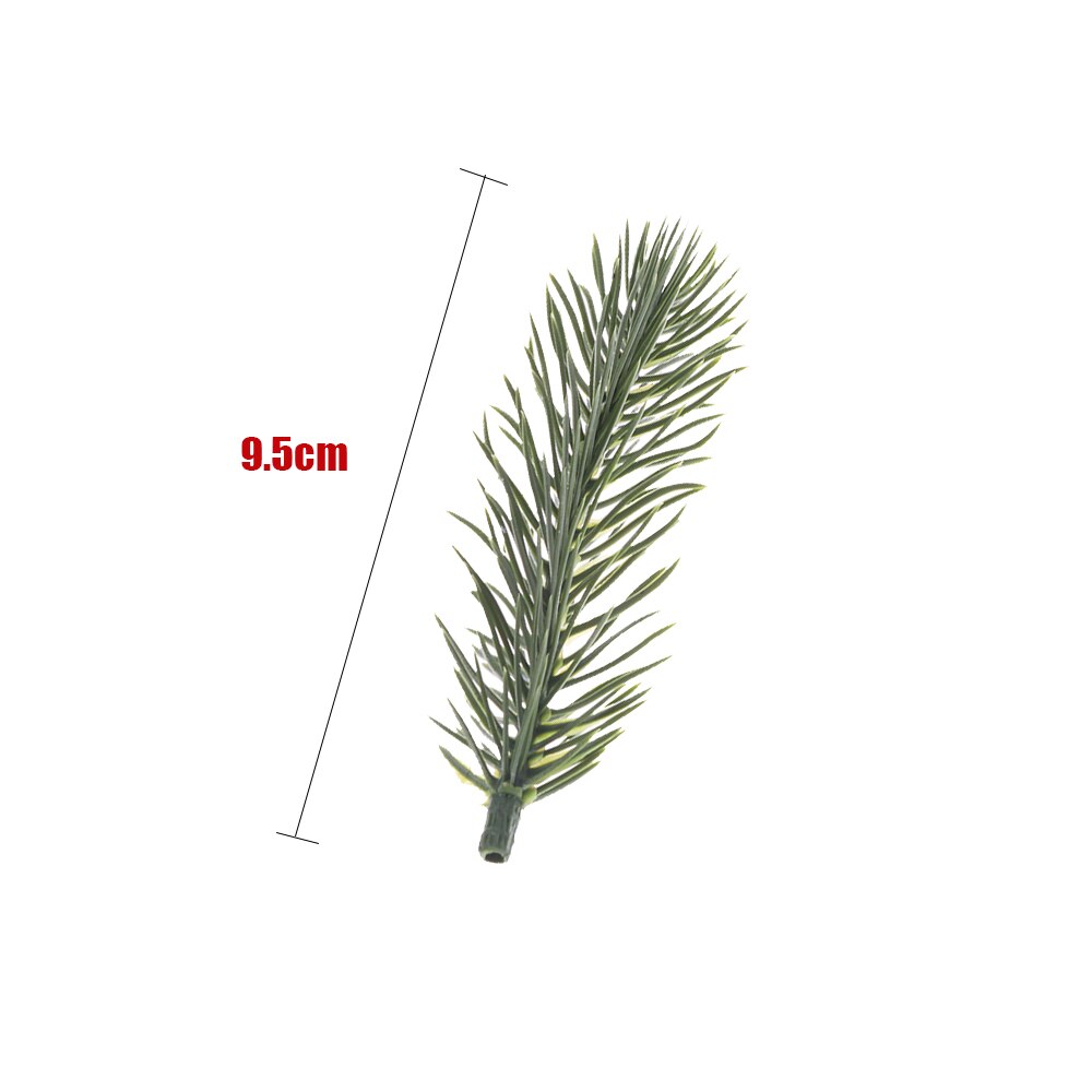 15Pcs Artificial Plants Pine Branches Christmas Tree Hanging Decorations Wedding Ornament Home Decor DIY Handcraft Supplies