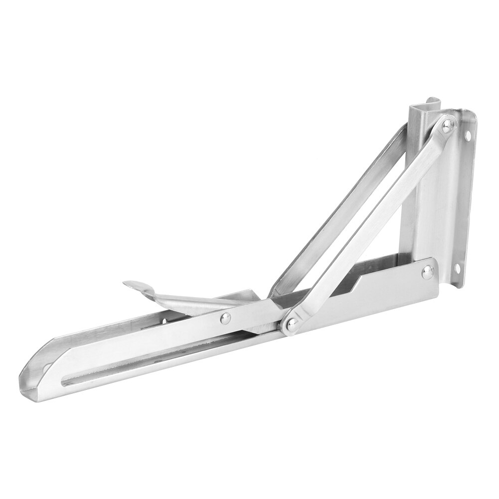 Stainless Steel K Type Triangular Folding Bracket Home Wall Mounted Shelf Movable Storage Foldable Rack Bracket Support