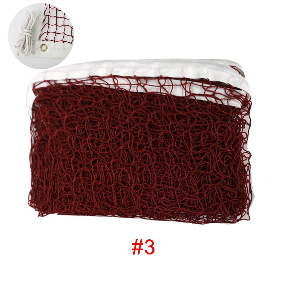 Portable Nylon Colour Tennis Court Match Net Badminton Net Shuttlecock Athletic Sports Tennis Net Outdoors: nylon rope