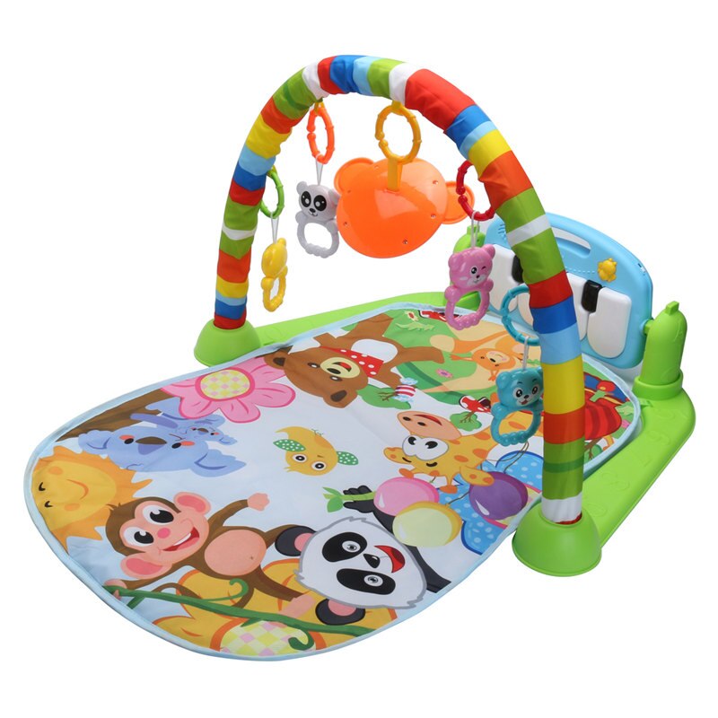 Imbaby baby aktivitet treningsstudio utvikle matte treningsstudio piano baby lekemat låve teppe pedagogisk teppe lekemat baby treningsstudio