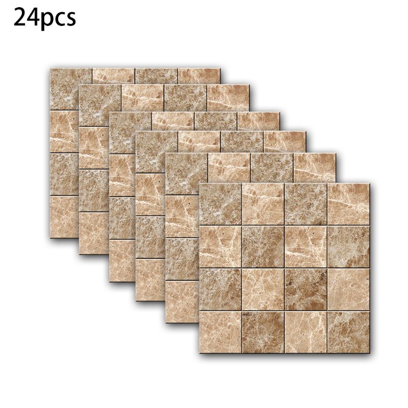 24pcs / set Ceramic Tile is Stuck Wall Stickers Self Adhesive DIY AF052: D