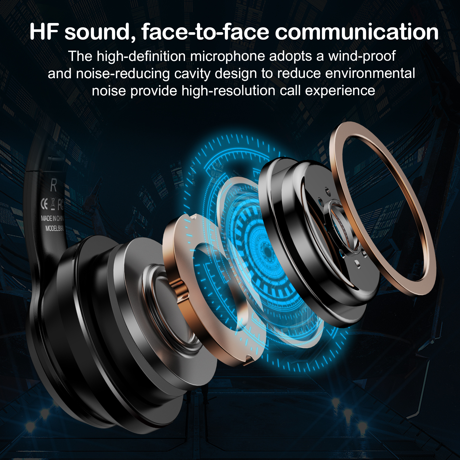 Onikuma Gaming Gaming Headset Bluetooth Headset Cat Ear Noise Annulering Hoge Geluidskwaliteit Schattig