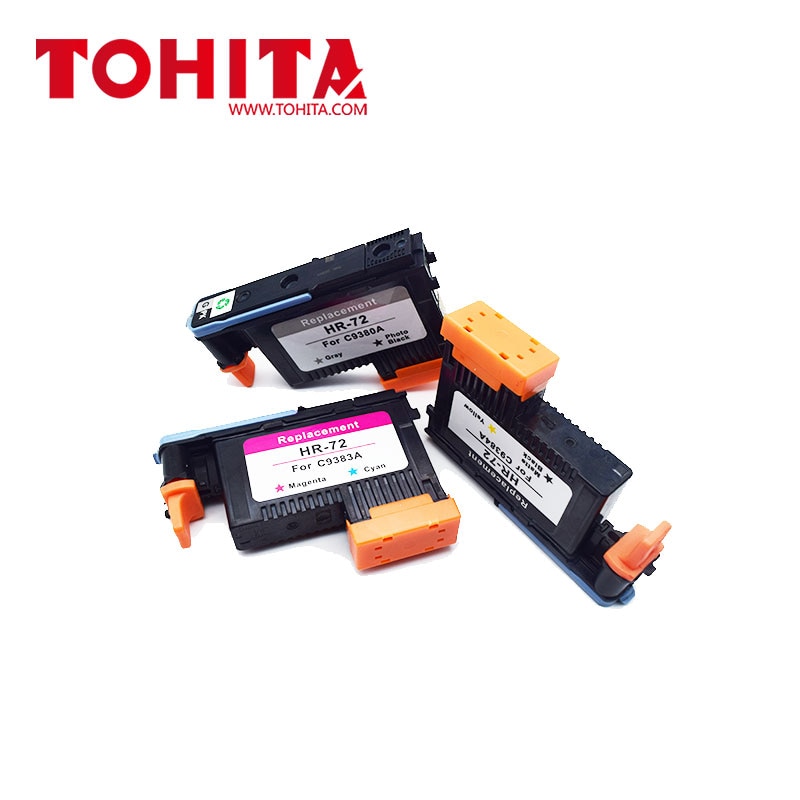 TOHITA impresora universal cabeza C9380A C9383A C9384A cabezal de impresión para HP DesignJet 72 T1100 T1120 T1120ps T1200 T1300 T130