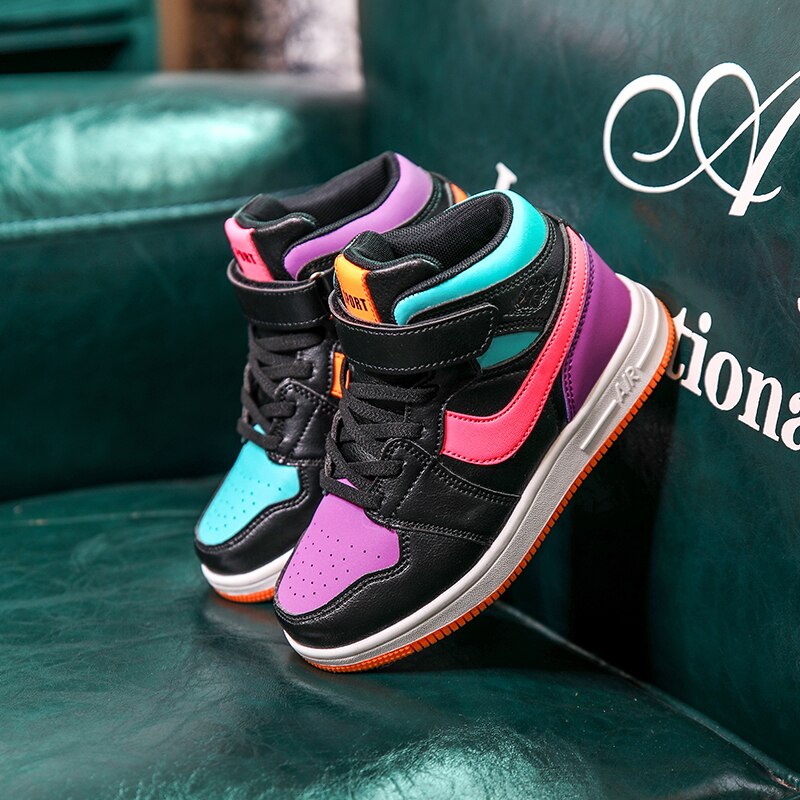 Boys' shoes autumn winter keep warm, children's outdoor running sports shoes spring waterproof non-slip kids shoes