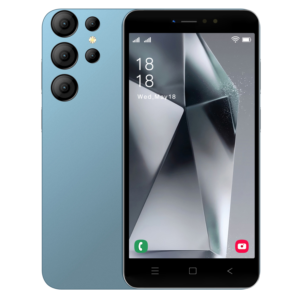 FUFFI-Smartphone, 6,1 polegadas, 3 + 32 GB ROM, câmera de 16 MP, Android, rede 4G, telefones celulares, SIM dupla, Octa Core, celulares: Azul