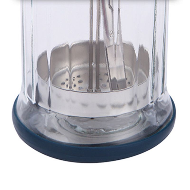 Disinfection Jar Container Sterilizer Cup Large Capacity Disinfecting Bottle for Salon Barber Hair Manicure Tools S/L