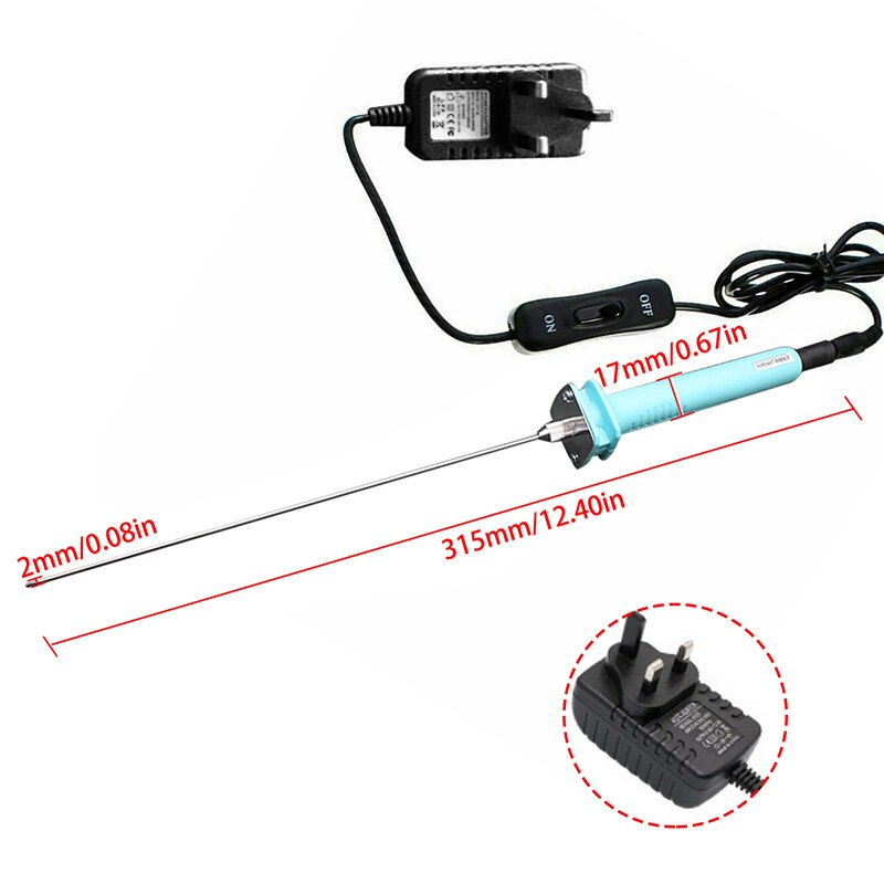 Foam Cutter Pen 10cm/15cm/20cm Electric Cutting Machine Pen Craft Knife Portable Styrofoam Cutting Pen DIY Cutting Tools: 20cm