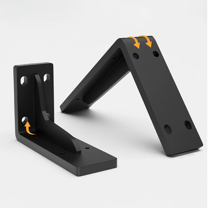 Loadbearing 600kg Wall Triangular Support Bracket Suspended TV Cabinet Desk Partition Fixed Heavy-duty Thickened Storage Rack