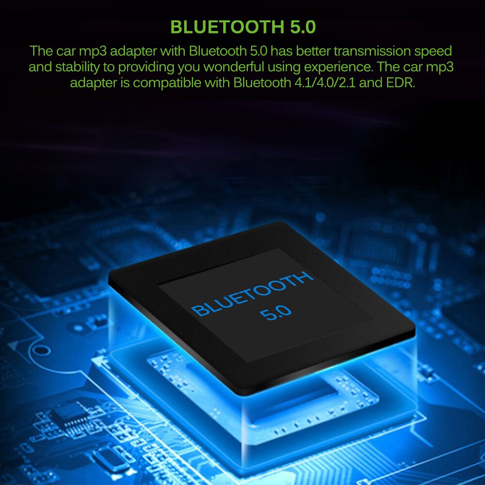 FM Sender Modulator kabellos Bluetooth 5,0 AUX Auto Mp3 Spieler Doppel USB Ladegerät Freisprecheinrichtung LCD bildschirm Auto Adapter