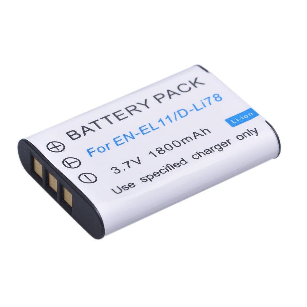1pcs 1800mAh NP-BY1 NPBY1 EN-EL11 ENEL11 Battery for Sony Action Cam Mini HDR-AZ1VR AZ1 AZ1V AZ1VR Nikon Coolpix S550 S560