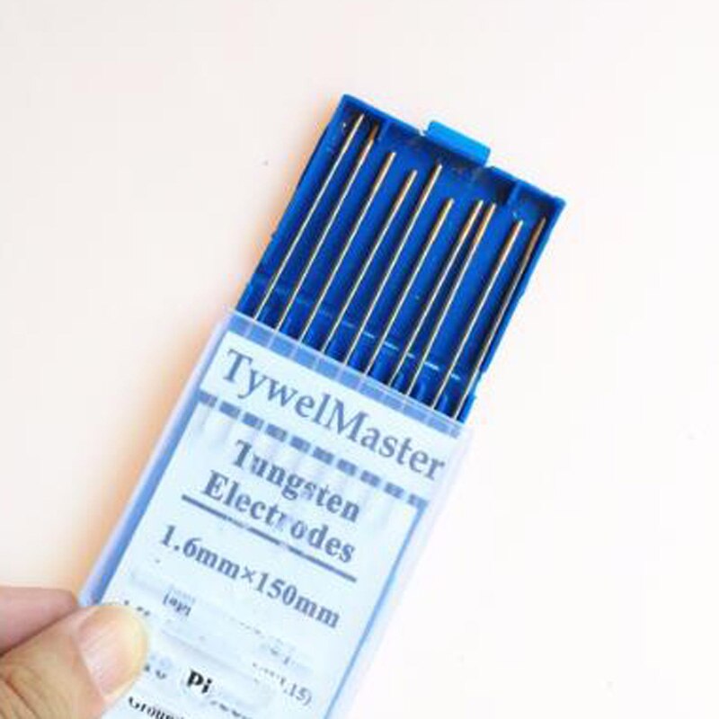 10Pcs Tig Wolfraam Elektrode Goud 1.0/1.6 /2.0/2.4/3.0/3.2/4.0*150Mm Voor Carbon Staal Roestvrij Staal Koper Legering Titanium