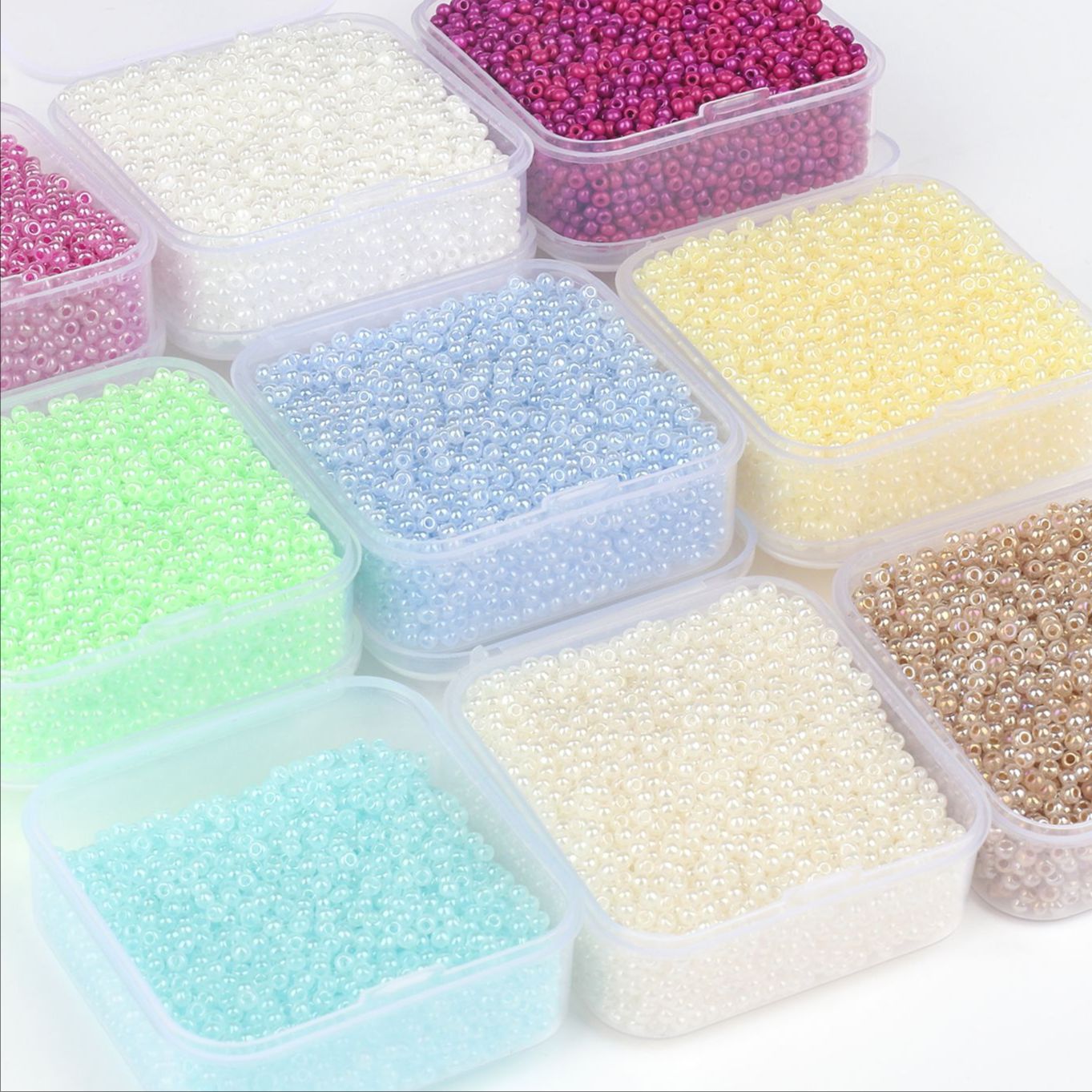 4000 pièces/boîte 2mm breloque perles de rocaille en verre tchèque entretoise perles en vrac pour Bracelet fait à la main collier fabrication de bijoux résultats fournitures