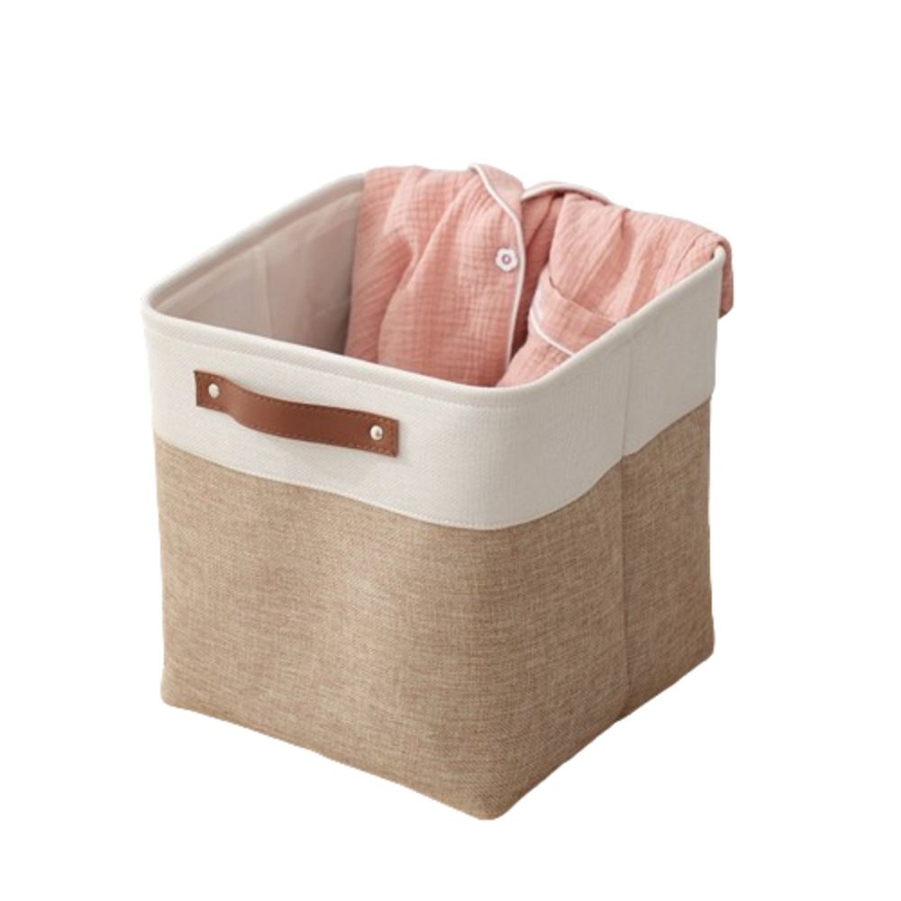 Mir à linge en tissu de grande capacité, panier de rangement pliant, boîte de rangement domestique portable, vêtements sales: Rouge