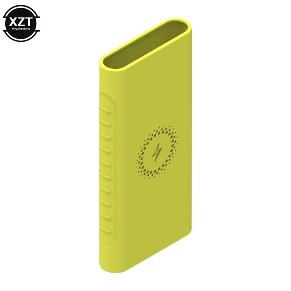 Funda protectora de silicona de Color sólido para Xiaomi Powerbank 10000mAh PLM11ZM WPB45ZM PLM13ZM PB100DZM