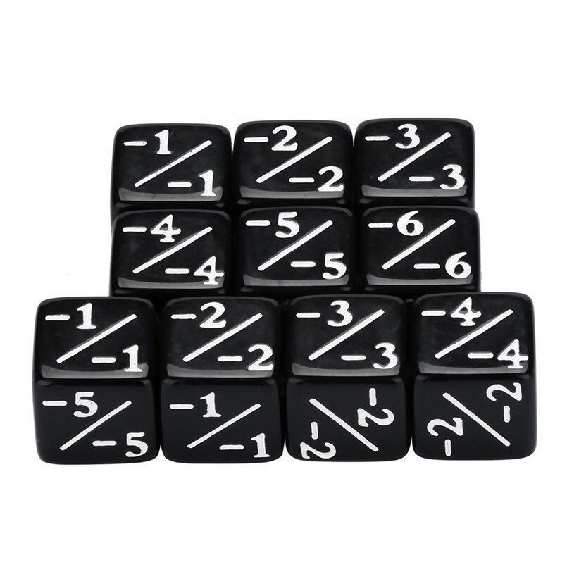 Freaky dobbelstenen 10Pcs poly dobbelstenen d6 16mm entertainment game veelvlak D6 acryl dobbelstenen 100% gloednieuwe dados poliedricos 30A20: Default Title