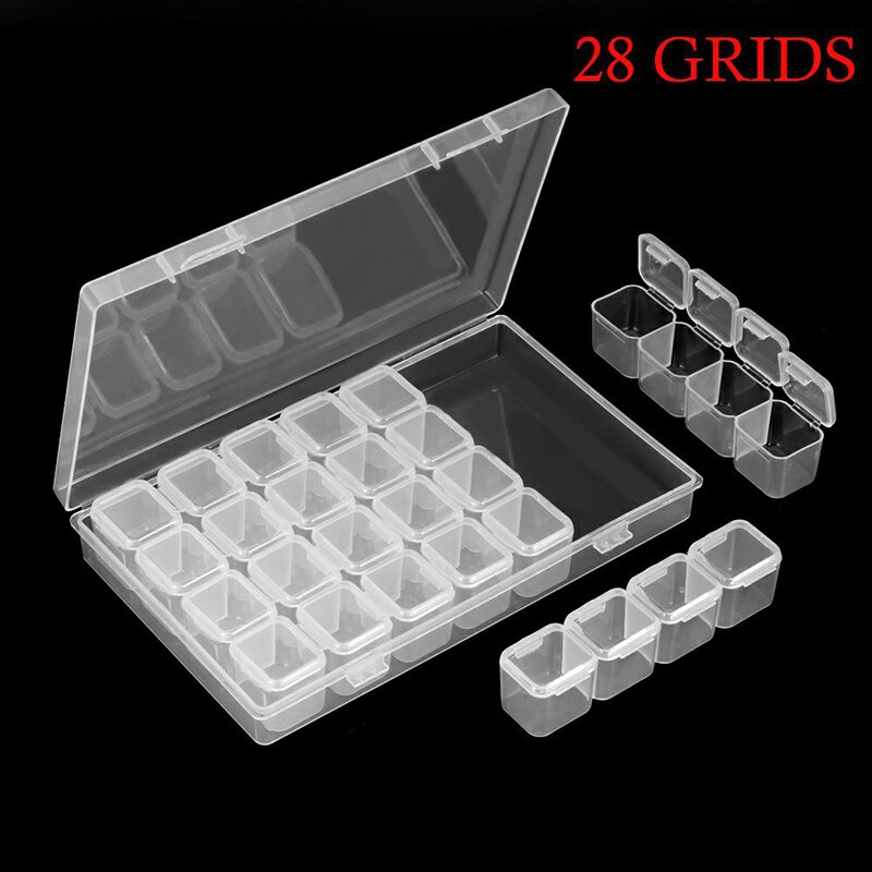 56/28 gitter Diamant Stickerei Zubehör diamant malerei Boxen Kreuz Stich Fälle Lagerung Veranstalter