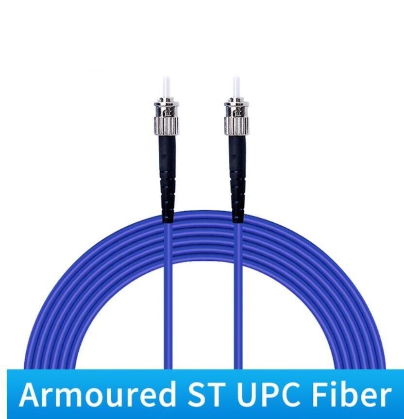 SC di LC corazzato SC /UPC-cavo a fibra ottica del cavo di toppa dello SC FC UPC /APC di LC 3.0mm SC APC SM SX 3M FTTH G652D 5 pz/lotto: St Upc-st Upc