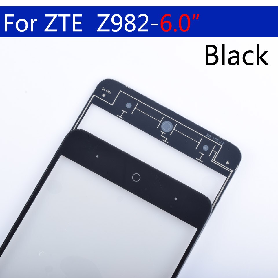 Para ZTE Blade Z Max Z982 pantalla táctil Panel digitalizador de cristal frontal exterior de la pantalla táctil de 6,0 pulgadas